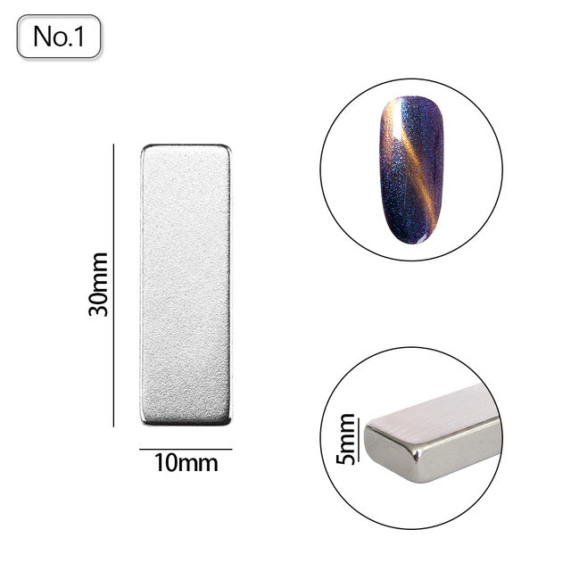 Fingerqueen Magnet Board UV Cat Eyes Pencil for UV Painting Gel Nail Polish Strong Magnetic Nail Stick Manicure Nail Art Tool