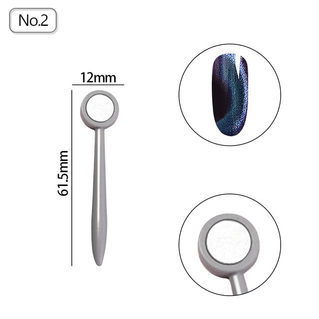 Fingerqueen Magnet Board UV Cat Eyes Pencil for UV Painting Gel Nail Polish Strong Magnetic Nail Stick Manicure Nail Art Tool