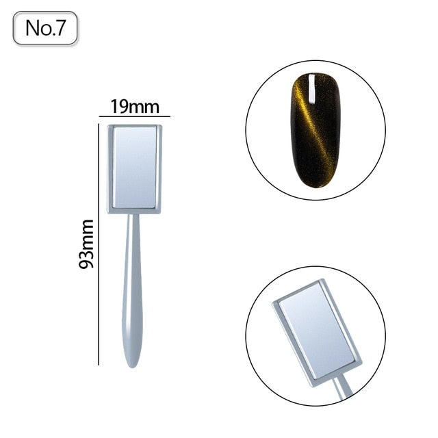 Fingerqueen Magnet Board UV Cat Eyes Pencil for UV Painting Gel Nail Polish Strong Magnetic Nail Stick Manicure Nail Art Tool