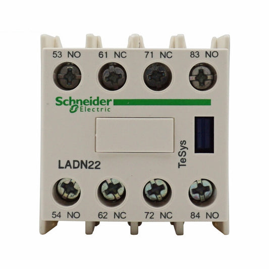Schneider Electric LADN22C auxiliary contact block LA-DN22C 2NO+2NC for TeSys D series contactor brand new original export